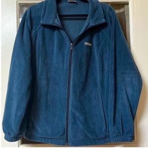 Navy Blue Columbia Fleece Jacket